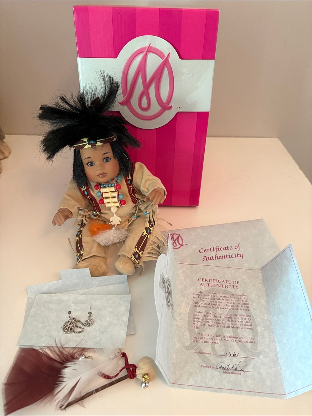 Vintage Mato Marie Osmond, tiny tots, porcelain doll